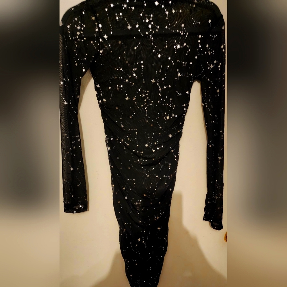 NWOT Lyaner sheer Bodycon mesh dress